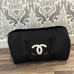 Classic Black Duffel Bag